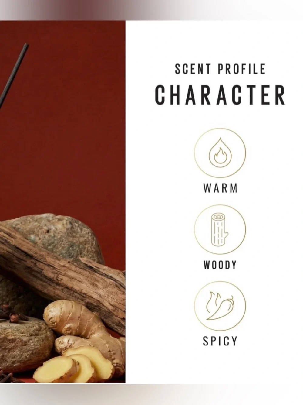KÉ Amber Woods Reed Diffuser - Warm Woody Scent with Spiced Notes 092
